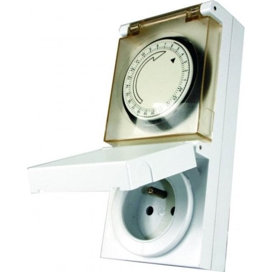 Prise intelligente Smartwares TM116B Mécanique Étanche IP44 Usage extérieur