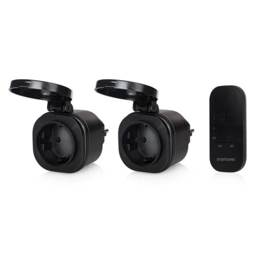 Enchufe inteligente exterior Smartwares SH4-99653 Set 2 Unidades IP44 3000W Wireless