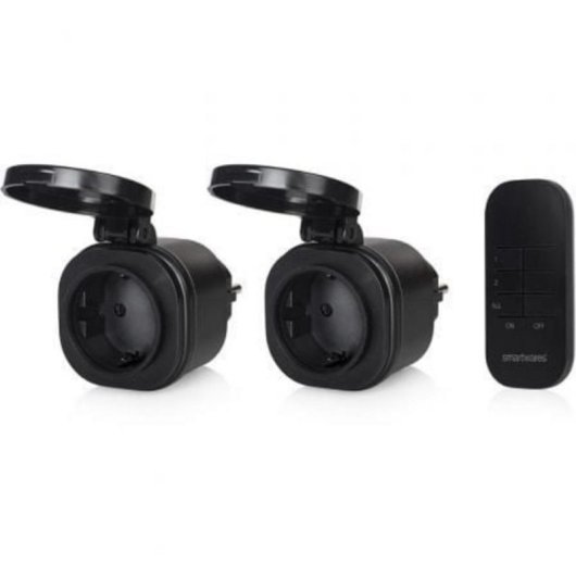 Enchufe inteligente exterior Smartwares SH4-99653 Set 2 Unidades IP44 3000W Wireless