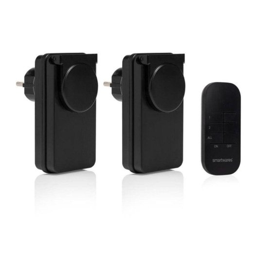 Prise intelligente Smartwares SH4-99654 Sans fil Commande vocale et Résistante eau