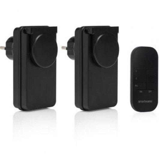 Prise intelligente Smartwares SH4-99654 Sans fil Commande vocale et Résistante eau