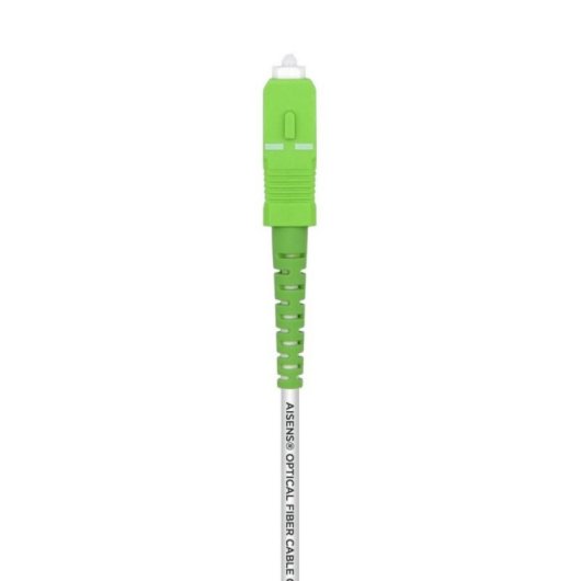 Latiguillo fibra óptica AISENS A152-0503 SC/APC-SC/APC 50m OS2 G657A2 simplex LSZH blanco