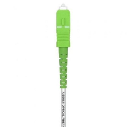 Latiguillo fibra óptica AISENS A152-0503 SC/APC-SC/APC 50m OS2 G657A2 simplex LSZH blanco