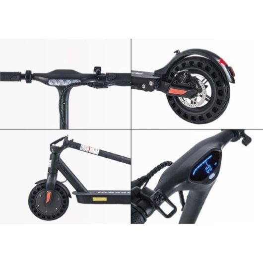 Patinete eléctrico UrbanGlide Ride 100XS batería 36V 10Ah doble suspensión ruedas 10"