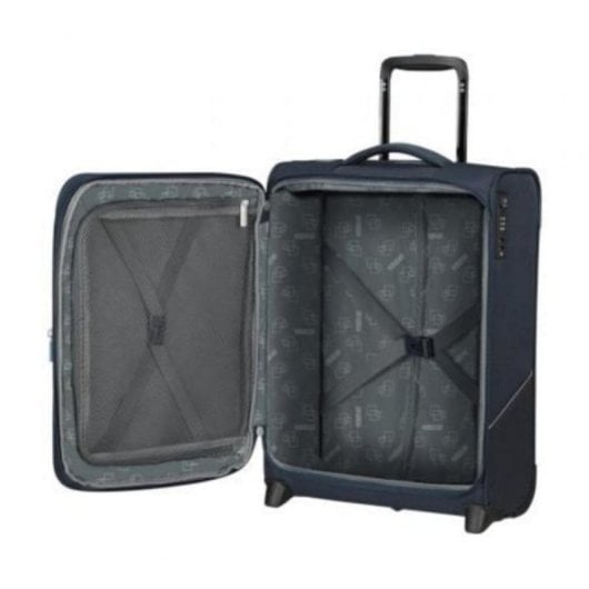 Maleta de cabina American Tourister SummerRide Upright Navy 55x40x23 cm 2 ruedas expandible TSA Recyclex