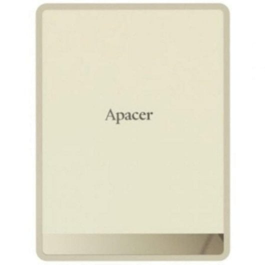 SSD Externo Apacer AS724 1TB 500MB/s USB 3.2 Gen2 Antigolpes Crema Ultraligero