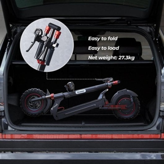 Scooter Électrique iScooter iX5S 1000W Batterie 48V 15Ah Tout Terrain