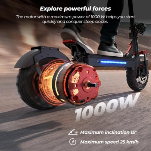 Scooter Électrique iScooter iX5S 1000W Batterie 48V 15Ah Tout Terrain