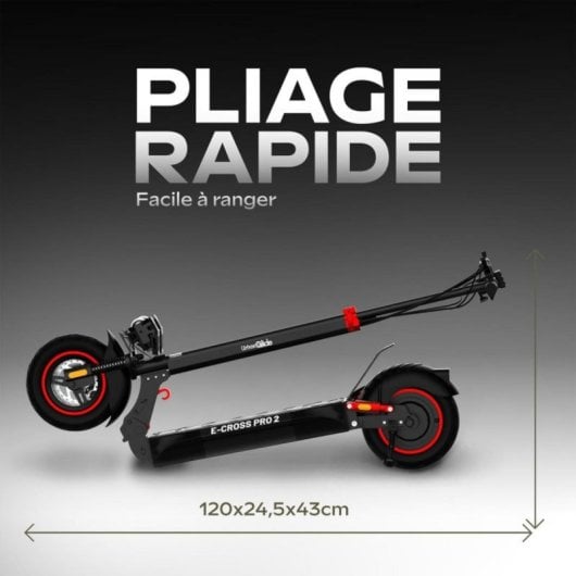 Patinete eléctrico UrbanGlide eCross Pro 2 800W 48V Autonomía 50km Suspensión Cuádruple