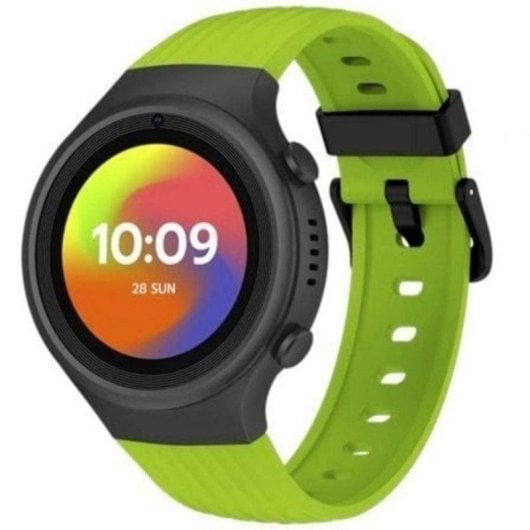 SPC Smartee 4G Junior 4G GPS 47mm IPS Preto e Verde Tamanho Pequeno IP68 Botão SOS