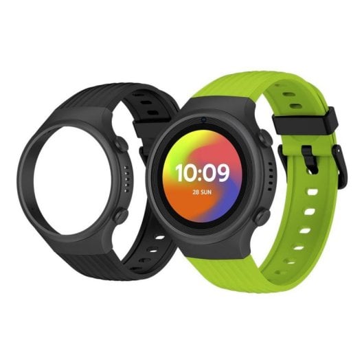 SPC Smartee 4G Junior 4G GPS 47mm IPS Preto e Verde Tamanho Pequeno IP68 Botão SOS