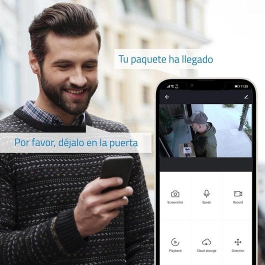 Cámara Nivian NVS-IPC-08-BATSOLAR-L 2.5K WiFi Motorizada Batería y Panel Solar Exterior