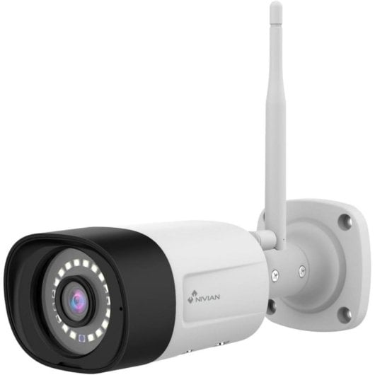 Cámara WiFi Exterior NIVIAN 2K WiFi-6 Visión Nocturna Detección IA Audio Bidireccional