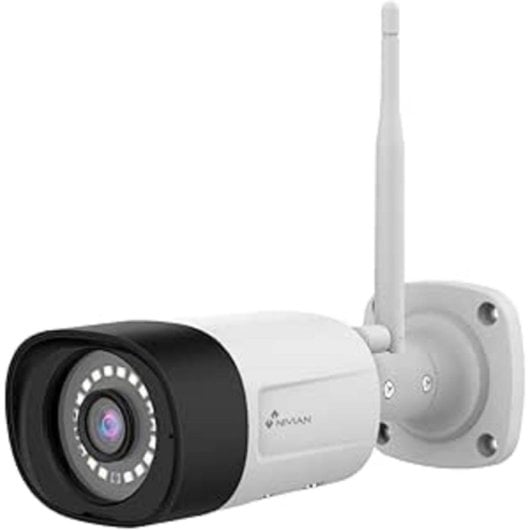 Cámara WiFi Exterior NIVIAN 2K WiFi-6 Visión Nocturna Detección IA Audio Bidireccional