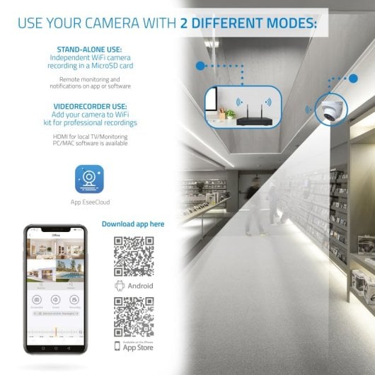 Telecamera WiFi NIVIAN CCTV 2K con IA Audio Bidirezionale Visione Notturna Dual Telecamera WiFi NIVIAN CCTV 2K con IA Audio Bidirezionale Visione Notturna Dual