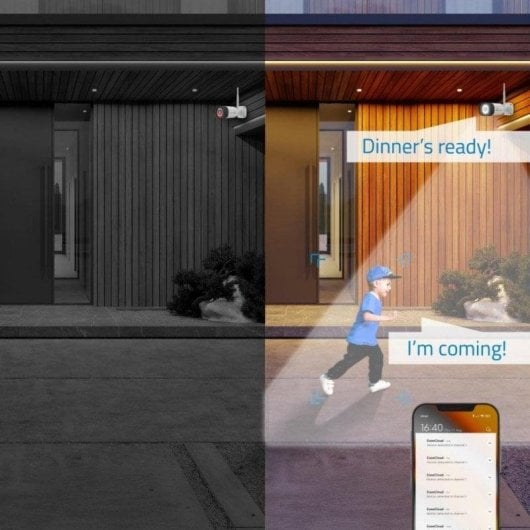 Kit CCTV Nivian 4 cámaras 2K WiFi-6 visión nocturna dual detección IA audio bidireccional