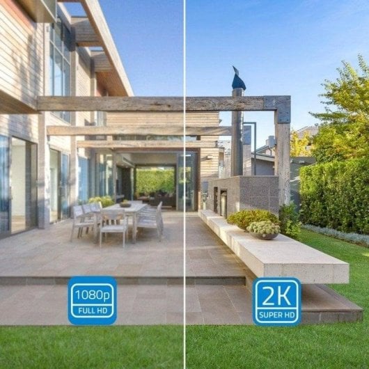 Caméra de surveillance Nivian Kit CCTV 2K Vision Nocturne Intérieur et Extérieur IA Audio Bidirectionnel