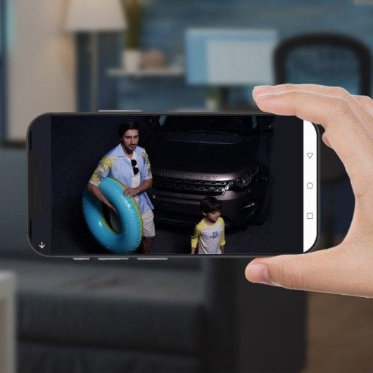 Videoporteiro Nivian NVS-IPC-DB1 Full HD WiFi Visão Noturna Bateria Alexa Tuya