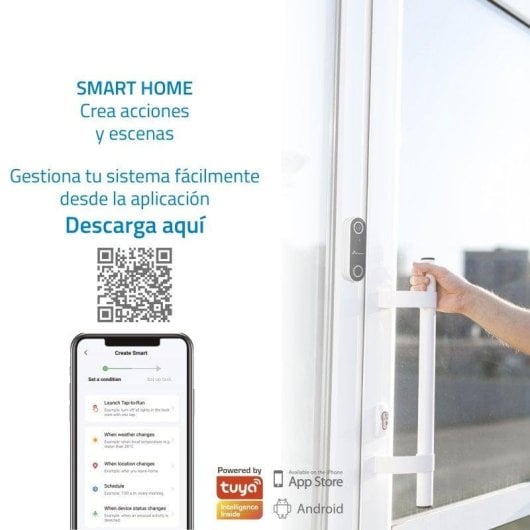 Videoporteiro Nivian NVS-IPC-DB1 Full HD WiFi Visão Noturna Bateria Alexa Tuya