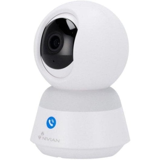 Caméra de surveillance Nivian NVS-IPC-IS6-CALL Quad HD Vision Nocturne Intérieure IA Contrôle Vocal Audio Bidirectionnel