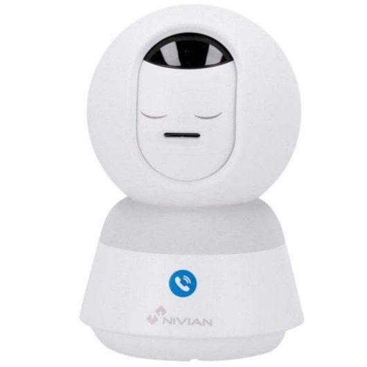 Caméra de surveillance Nivian NVS-IPC-IS6-CALL Quad HD Vision Nocturne Intérieure IA Contrôle Vocal Audio Bidirectionnel