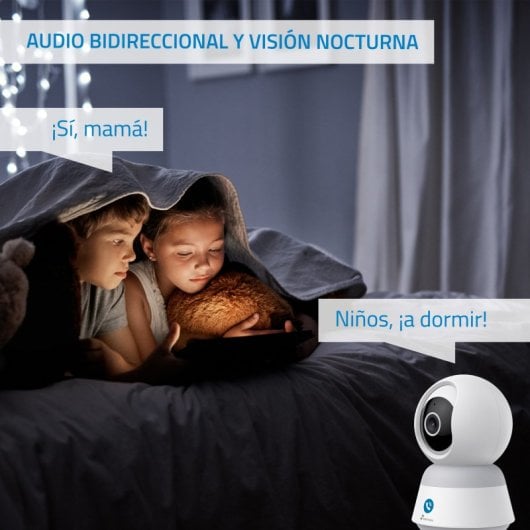 Cámara IP Nivian NVS-IPC-IS6-CALL QuadHD Visión Nocturna Exterior IA y Control por Voz
