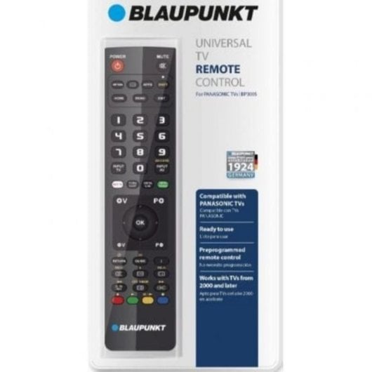 Mando universal Panasonic Blaupunkt BP3005 listo para usar compatible sin programación