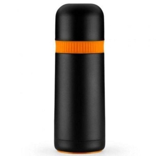Termo per Alimenti Bra Enjoy Efficient 1000ml Acciaio Inox Nero/Arancio Antiscivolo