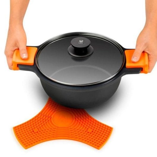 Multiusos Silicone Bra Safe A191000 Protecteur de Poêle/Manique/Napperon 24 cm - 2 pièces