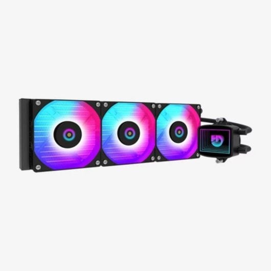 Refrigeración líquida Hiditec LQ360 360mm 3 ventiladores ARGB PWM aluminio/cobre