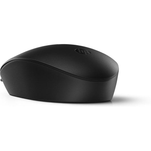 Ratón HP con cable 1200 DPI Ambidextro Láser USB tipo A Negro