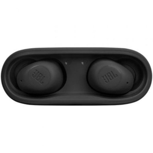 Auriculares JBL inalámbricos Bluetooth Vibe Buds con micrófono, Deep Bass y resistencia IP54 negros