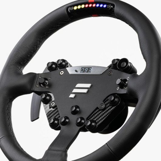 Volante Fanatec ClubSport RS 320mm Carbono Aluminio Pantalla LED RevLED PS5 PC