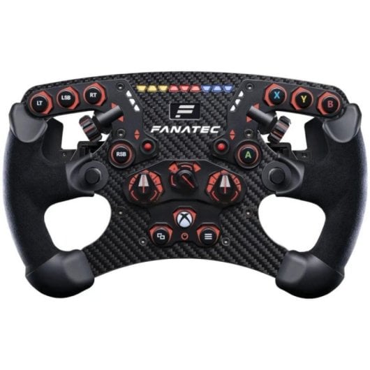 Volante Fanatec ClubSport Formula V2.5 X Fibra de Carbono 11 Botones Pantalla OLED LED RGB
