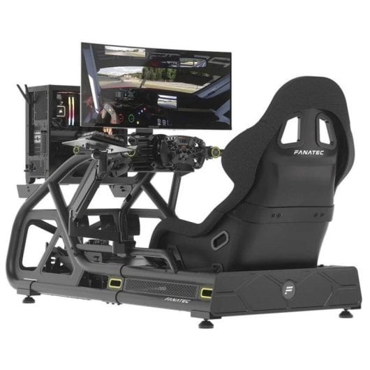 Cockpit Fanatec ClubSport GT Racing Simulation Monitor regolabile in acciaio VESA Nero - Scatola 1