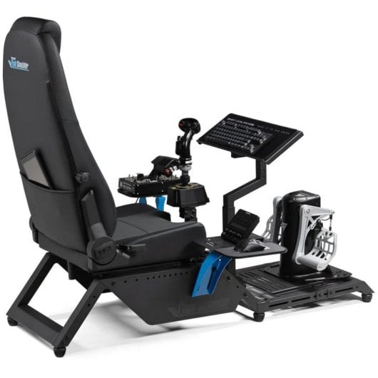Simulador de voo Next Level Racing Microsoft Flight Simulator Edition Cockpit Flight Cabin Black