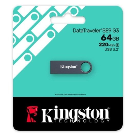 USB-Stick Kingston DataTraveler SE9 G3 64GB USB 3.2 Gen 1 220MB/s Schwarz