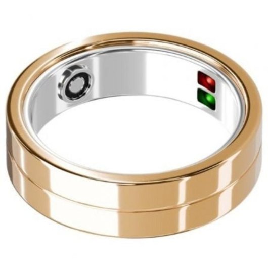 Anillo Inteligente Maxcom MR100 Detección de Frecuencia Cardíaca IP68 Oro Talla 8 Ø18.2 mm