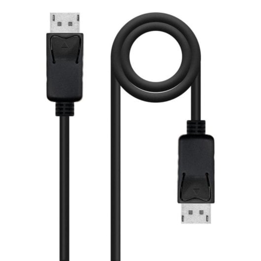 Cable DisplayPort Nanocable 10.15.2700 0.5m 4K 144Hz CCS Triple Apantallamiento Negro