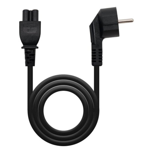 Netzkabel Nanocable CEE7 Stecker auf C5 Kupplung 3m Schwarz Netzkabel Nanocable CEE7 Stecker auf C5 Kupplung 3m Schwarz