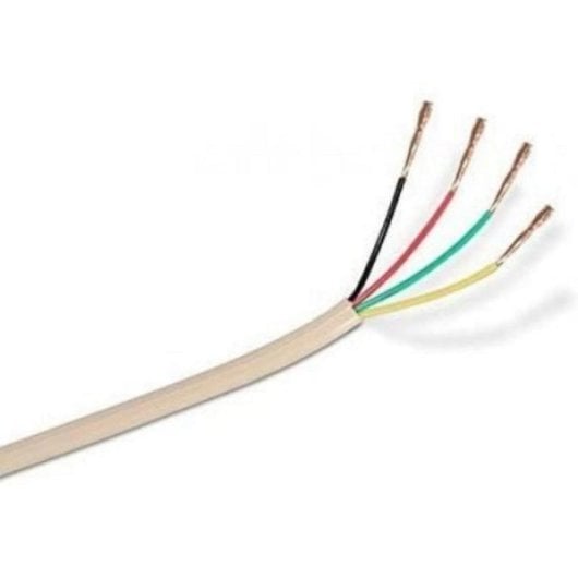 Telefonkabel Nanocable 10.32.1002-OEM 4-adrig 100m Beige Flach 4C Telefonkabel Nanocable 10.32.1002-OEM 4-adrig 100m Beige Flach 4C