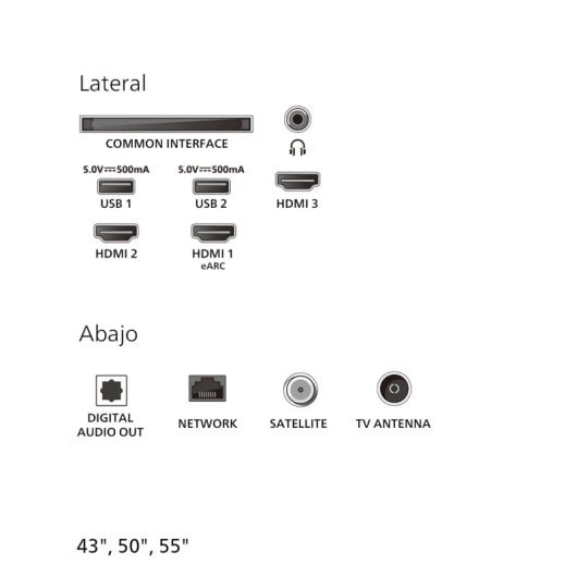 TV Philips LED 55PUS7000 55" 4K Ultra HD Smart TV HDR10+ Dolby Atmos WiFi Bluetooth