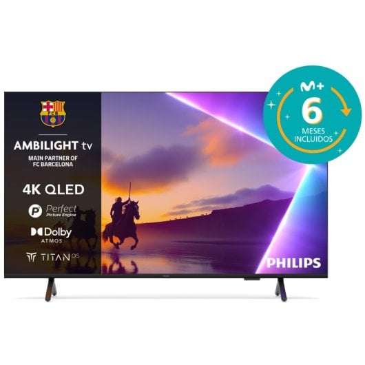 Philips QLED 75PUS8510 75" 4K Ambilight Smart TV Dolby Atmos Titan OS