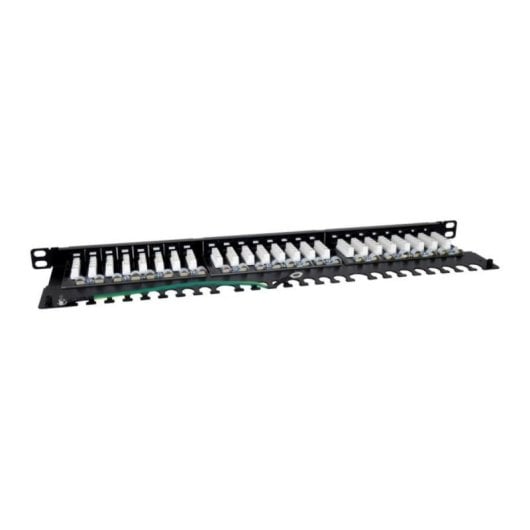 Patch Panel Phasak PU 4811 24P Cat.6A UTP RJ45 Dual 0.5U Slim Organizzatore Rack 19" Patch Panel Phasak PU 4811 24P Cat.6A UTP RJ45 Dual 0.5U Slim Organizzatore Rack 19"