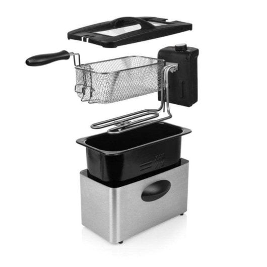 Fritadeira Princess 182604 3L 2000W termostato regulável janela vidro