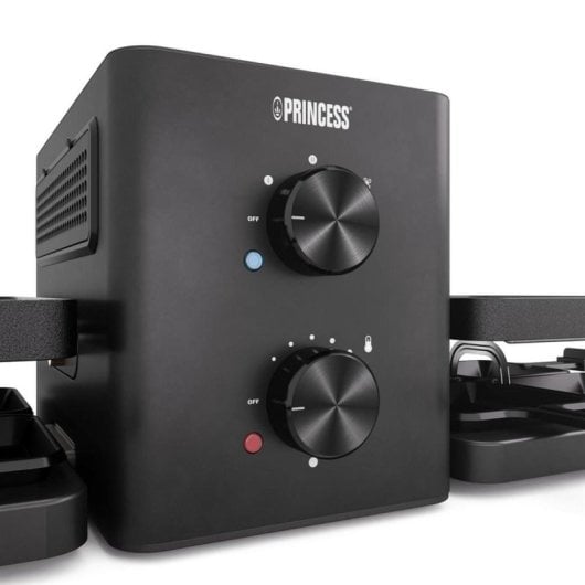 Raclette Princess 01.162660.01.001 1500W 8 personas Metal Negro Rectangular Giratorio 2m