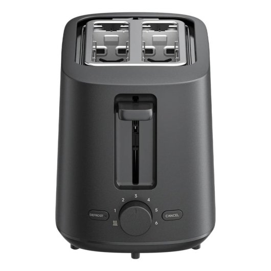 Toaster Xiaomi XMTSJ01FD 2 breite Schlitze 930 W 6 Bräunungsstufen Auftaufunktion Krümelschublade Schwarz