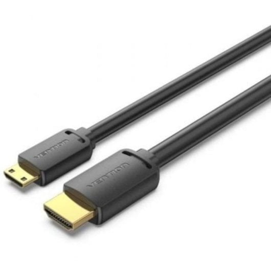 Cable HDMI Vention AGHBH 4K 2m HDMI macho a Mini HDMI macho terminales oro negro