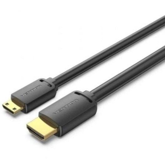 Cabo HDMI Vention AGHBH 4K 2m HDMI macho para Mini HDMI macho ouro preto