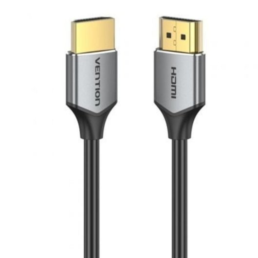 Cable HDMI Vention ALEHD 2.0 4K 18Gbps 50cm Delgado Gris Plug and Play